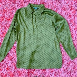 Beautiful silky Micheal Kor blouse